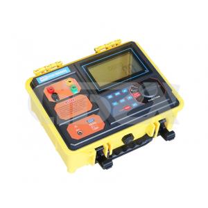 FFT AFC Double Clamp Grounding Resistance Tester For Soil Resistivity Testing