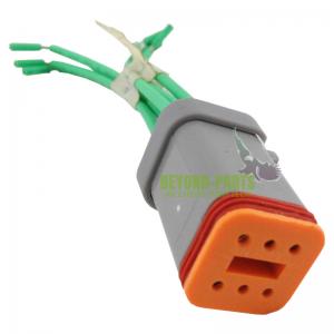 catererpillar 320B Excavator Spare Parts Engine Throttle Drive Panel Controller Plug 6 Pins