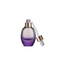 China Oblate Shape Glass Essential Oil Perfume Bottles 15ml 30ml Custom Custom Color for sale