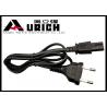 China Black Color 2 Pin Brazil Power Cord Rubber Sheathed For Appliance 10A 250V wholesale