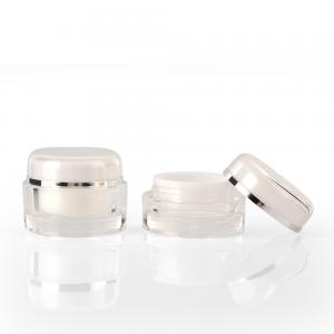 China Screw Lid Double Wall 15g Cosmetic Cream Jars wholesale