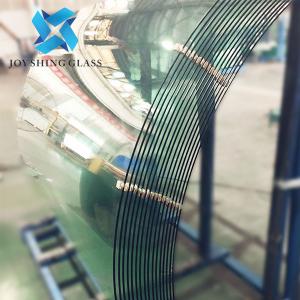 China Bend Tempered Glass 10mm Green Safety Toughened Glass supplier