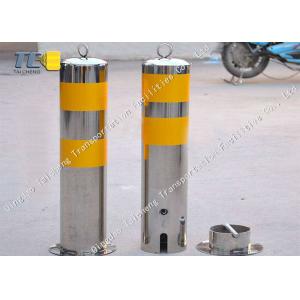 Traffic Controlling Removable Security Bollard Rustproof With CE / ISO9001