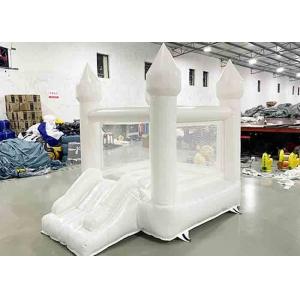 China White Mini Inflatable Bouncer Outdoor Indoor Kids Birthday Party Bouncy Castle House supplier