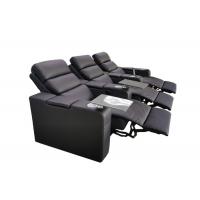China Home Theater Recliner Seats With Swivel Tray Tables on sale