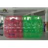 3m Long * 2.4 Dia Red / Green Inflatable Water Toy / Water Rolling Ball For