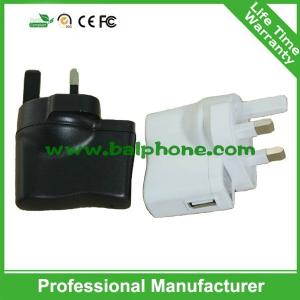 China UK Plug Charger USB Wall charger for mobile phone apple iphone supplier