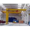 Double Girder Semi Half Gantry Crane 25 ton with Heavy Duty Trolley