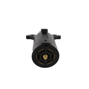 China Cor do preto da tensão do SAE J2863 24v do conector da tomada do reboque da maneira da elevada precisão 7 supplier