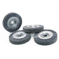 China 400 Grit Derusting Dia 0.6mm Crimped Wire Wheel Brush high carbon steel wire. Corrugated wire on sale