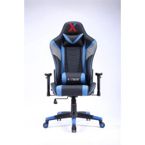 360 Degree Gaming Swivel Chairs Recliner PVC Armrest  Sponge SGS
