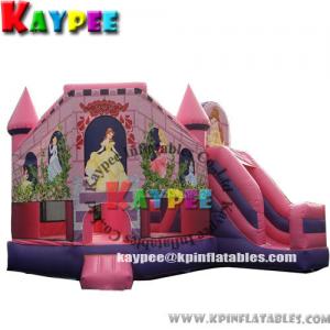 Princess combo ,inflatable combo game,princess bouncer with slide obstacle KCB047