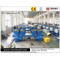 China 200T Heavy Duty Welding Rollers / Welding Turning Rolls bolt adjustable on sale