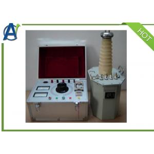 Manual AC Hipot Testing Equipment With Oil Filled HV Transformer