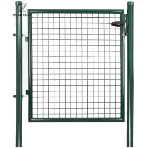 Single Leaf fence swing gate Refined Design With Hinge Installation