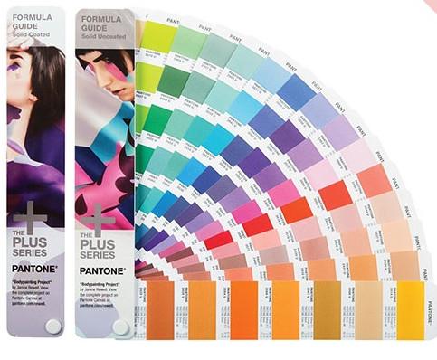 Gravure Printing Pantone Color Swatches Formula Guide Coated / Uncoated