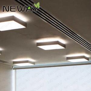 China luxury rectangular ceiling light designer european modern style light direct-indirect lighting surface mounted fixture supplier