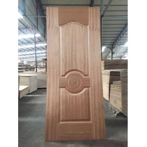 China High Density Board Exterior Door Skins / Water Resistant Wood veneer Laminated Door Skin supplier