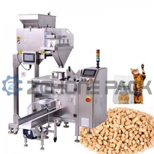China 1KW Cat Litter Packaging Machine Multi Head Scale Quantitative Weighing Fully Automatic Packaging supplier