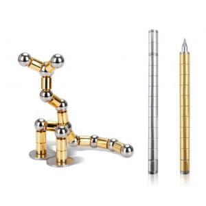 Multi-section DIY shape decompression magnet pen