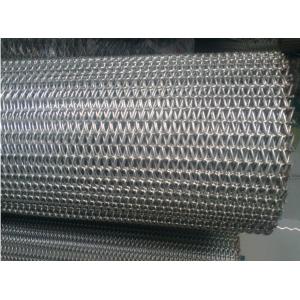 China Straight Running Wire Conveyor Belts Alkali Resisting Flat Surface Custom supplier