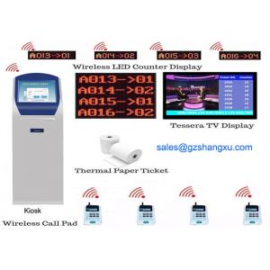 Windows 10 Queue System Token Number Ticket Dispenser Machine With Epson 80mm Thermal Printer