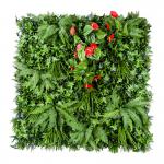3D Artificial Plants Classy Leaves Wall 30mm Garden Outdoor Decor Dustproof