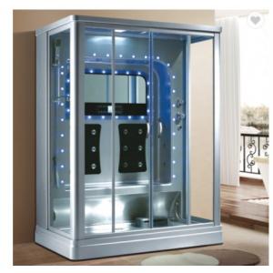 Prefabricated  Bathroom Shower Cabins Tempered Glass Steam Shower Bath Cabin