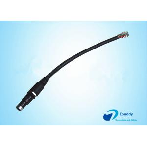 China Custom Cable Assembly Military Cable With Fischer Connectors Black supplier