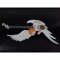 China Custom 2021 new design irregular hand carved electric guitar accept OEM on sale