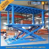 China Double Deck Car Parking System , Stable Scissor Hydraulic Portable Garage Car Elevator on sale