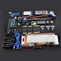 China DIY Geek Starter Kit for Arduino with Uno r3 Joystick 1602 LCD 830 Tie Breadboard Starter Learning Kits on sale