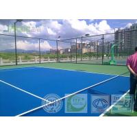 China Official Game Sport Court Surface Flooring , Acrylic Tennis Court Surface Seamless on sale