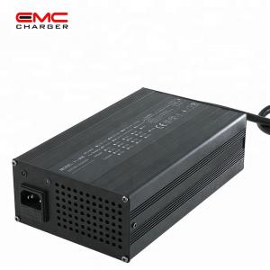 China 12V 40A Aluminium Alloy with Fan lithium battery charger for E-forklift CE supplier
