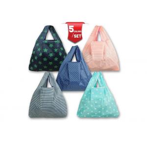 210D Nylon Folding Tote Bag Recycled Foldaway Tote Bag For Promotion