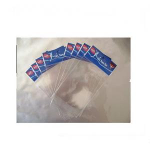 China Custom Clear Packaging Poly Bags Flexo Printing For Hair Extensions SGS  FDA ROHS supplier