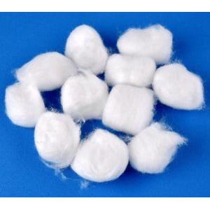 Medium Medical Cotton Balls Disposable Eco Friendly  Bleached White For Hospital