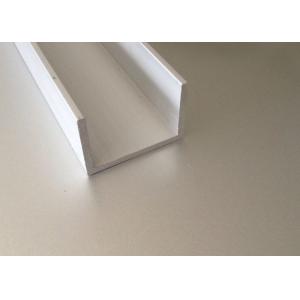 China 6061 T6 Extruded Aluminum Window Channel 5 - 20 um Anodized Film Thickness supplier