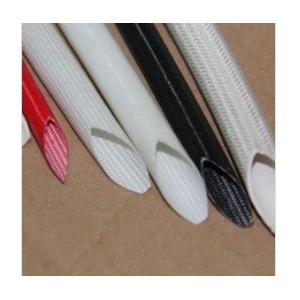 China Silicone Rubber Cable Sleeve Coated Fiberglass Insulating Tubefor Electrical supplier