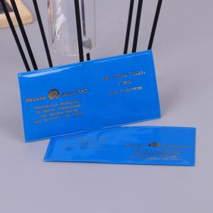 Дело мягкого пластикового протектора бумажника владельца карточки кредита Pvc ясное прозрачное