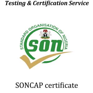 Product SONCAP Certificate Testing Certification