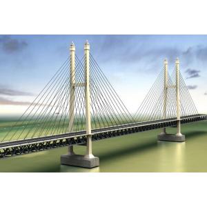 China Steel Truss Cable Stay Bridges Suspension With High Strength supplier