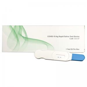 China One Step COVID - 19 Ag Rapid Saliva Test Device Lollipop Test Kits Easy Fast Test supplier