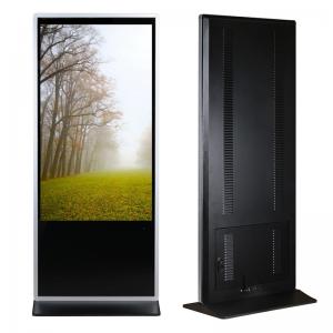 55" Full HD Advertising Digital Signage Kiosk Interactive Information Kiosk 10 Points Touch