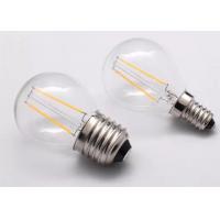 China G45 4 Watt Filament LED Light Bulbs E27 3300K Glass Lower Power Consumption on sale