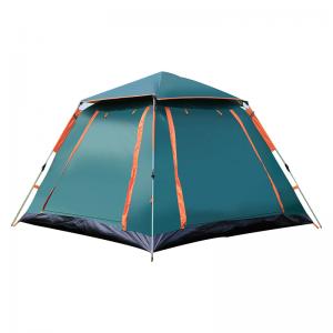 China Outdoor Waterproof Pop Up Tent , Multi Person Camping Tent Silk Screen Printing supplier