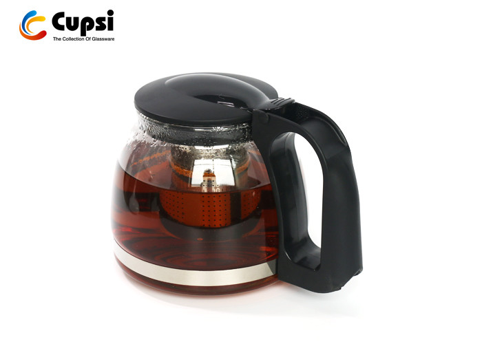 Heat Resistant Glass Teapot With Humanized Design Comfortable Handle