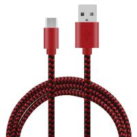 Customized Nylon Braided Type C USB Cables Cell Phone 2A Fast Charging Cable