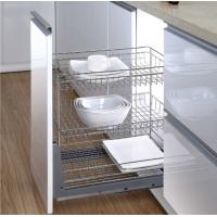 China Long Life Modern Kitchen Accessories Under Cabinet Drawer Line Sliding Shelves Basket on sale