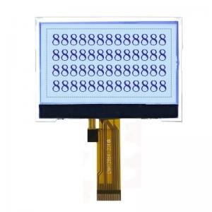 White LED LCD STN Screen With 1/64 Duty Drive Method Easy To Read